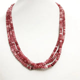 Faceted Ruby Jade Necklace for Women Natural Stone Choker Jewelry
