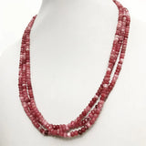 Faceted Ruby Jade Necklace for Women Natural Stone Choker Jewelry