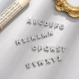 Sterling Silver A-Z Alphabet Pendant Necklace Zircon Letter Charm Choker