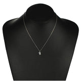 925 Silver Fish Zircon Pendant Necklace for Women