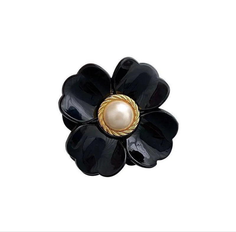 Small Acrylic Flower Hair Clip Claw Hair Claws Women Hairclaw Transparent