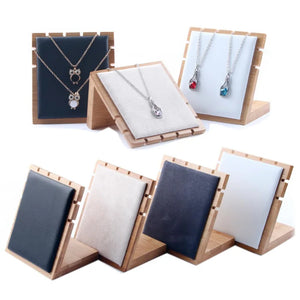 Bamboo Bracelet Necklace Display Stand Holder Jewelry Organizer