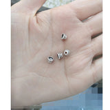 300pcs Silver Beads End Caps Tassels for Earrings DIY Crafts