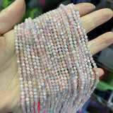 Pink Opal 2 3 4mm Natural Stone Loose Beads for Jewelry Making
