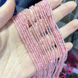 Pink Opal 2 3 4mm Natural Stone Loose Beads for Jewelry Making