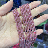 Pink Opal 2 3 4mm Natural Stone Loose Beads for Jewelry Making