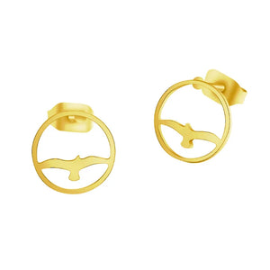 Small Bird Earring Studs Women Jewelry Girl