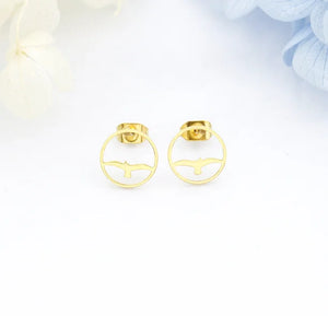 Small Bird Earring Studs Women Jewelry Girl