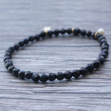 Small Sand Beads Stainless Steel Star Bracelet