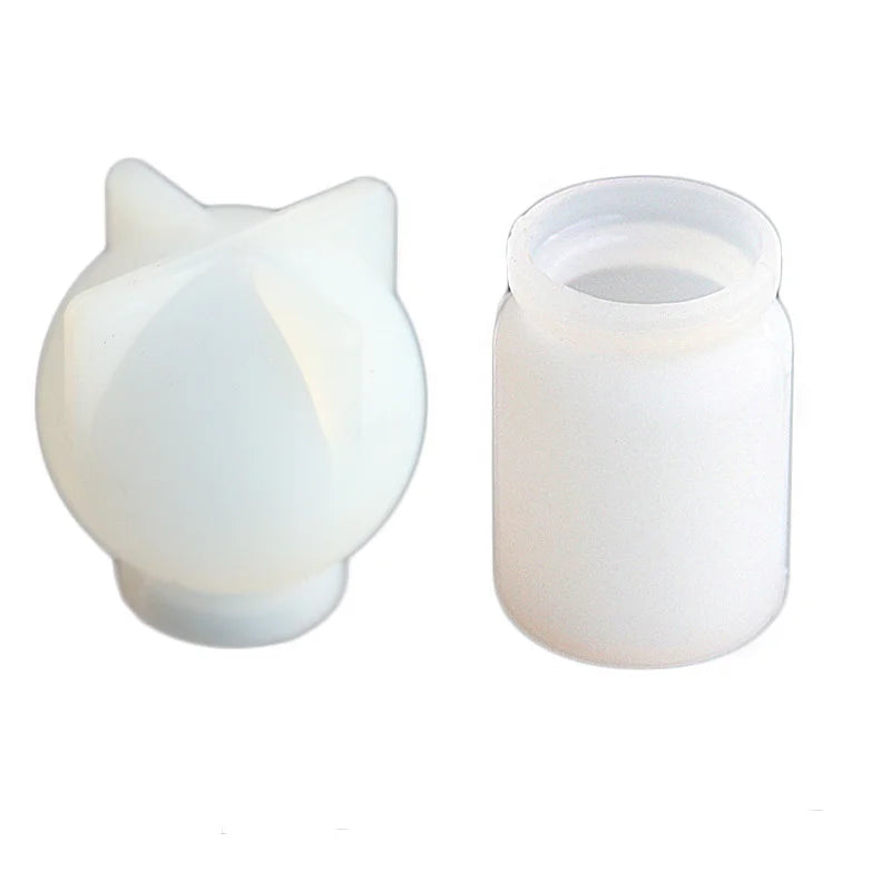 Epoxy Resin Mold Floating Bottle Micro Landscape DIY Dried Flower Pendant