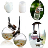 Epoxy Resin Mold Floating Bottle Micro Landscape DIY Dried Flower Pendant