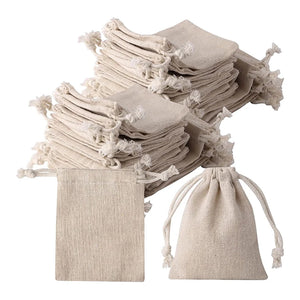 Small Burlap Bags With Drawstring,3X4inch Gift Little Burlap Drawstring Bags