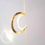 Golden Sun and Moon Suncatcher - 20mm, Feng Shui Home Decor