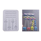 Small Strip Quicksand Resin Casting Mold Crystal Silicone