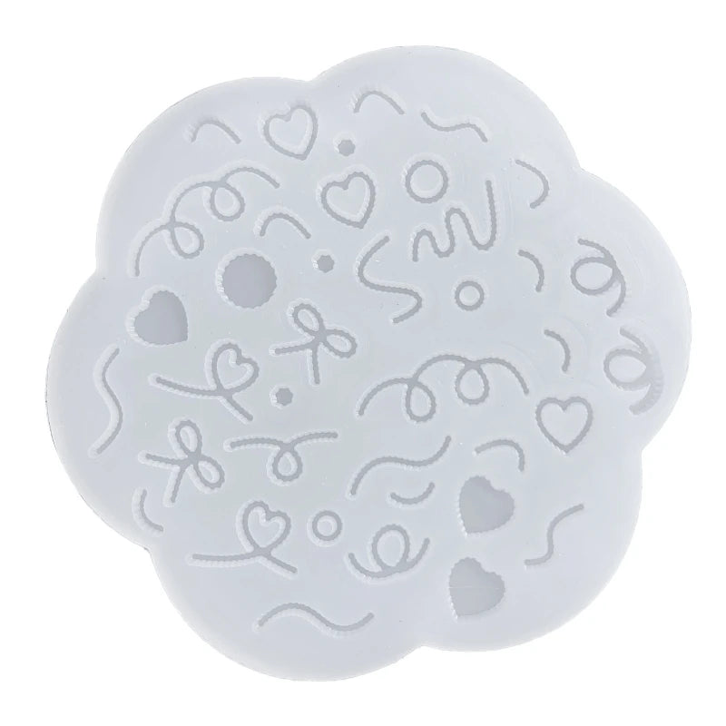 Quicksand Silicone Mold for Epoxy Resin Casting Pendant Jewelry Keychain