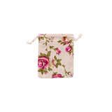 Linen Cotton Gift Bags Drawstring Pouches 10Pcs