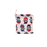 Linen Cotton Gift Bags Drawstring Pouches 10Pcs
