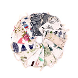 Linen Cotton Gift Bags Drawstring Pouches 10Pcs
