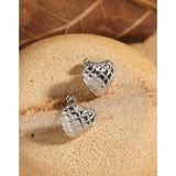 Light Luxury Rhombus Love Earrings 925 Sterling Silver Female Earrings