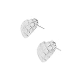 Light Luxury Rhombus Love Earrings 925 Sterling Silver Female Earrings