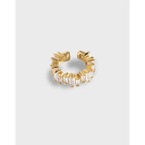 Delicate Sugar Ear Clip with Zircon Earrings