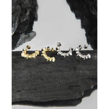 925 Silver Earrings, Light Luxury Design, Versatile Style