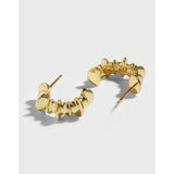 925 Silver Earrings, Light Luxury Design, Versatile Style
