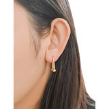 925 Silver Personalized Horseshoe Ear Studs