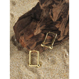 925 Silver Personalized Horseshoe Ear Studs