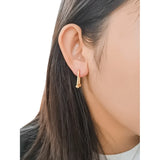 925 Silver Personalized Horseshoe Ear Studs