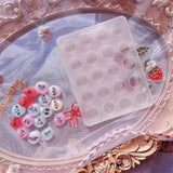 Small Expressions Pattern Silicone Molds Epoxy Resin Casting Mold DIY Craft