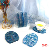 Fish Coaster Silicone Mold DIY Animal Coaster Fish Shaped Cup Pad Set