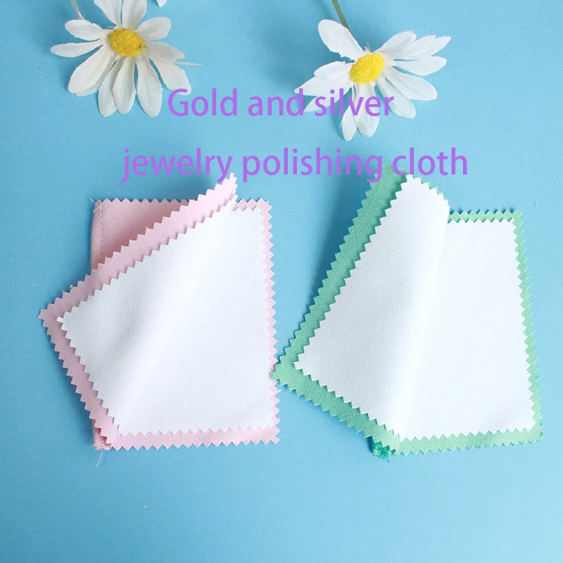 Small Flip Polishing Cloth Silver Polishing Cloth Deerskin Velvet