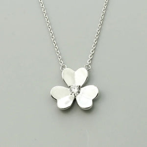 Small Flower Necklace Pendant - Women's Jewelry