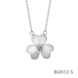 Small Flower Necklace Pendant - Women's Jewelry