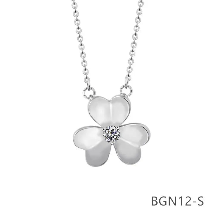 Small Flower Necklace Pendant - Women's Jewelry