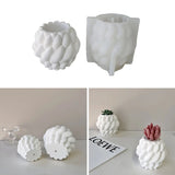 Silicone Mold for Small Flower Pot - DIY Succulents Concrete Vase Mold