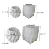 Silicone Mold for Small Flower Pot - DIY Succulents Concrete Vase Mold