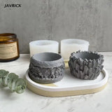 Small Flower Pot Silicone Mold DIY Succulents Concrete Flower Pot