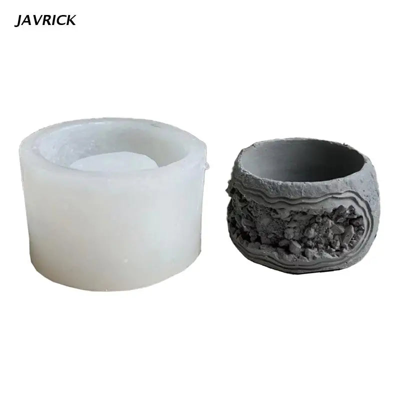 Small Flower Pot Silicone Mold DIY Succulents Concrete Flower Pot