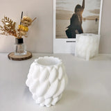 Silicone Mold for Small Flower Pot - DIY Succulents Concrete Vase Mold