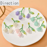 Tulip Rice Bead Pendant DIY Earrings Necklace Jewelry