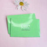 Green Shell & Silver Jewelry Polishing Cloth 100 Sheets