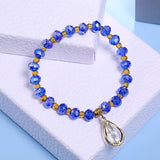Small Fresh Crystal Drop Pendant Bracelet Women