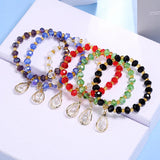 Small Fresh Crystal Drop Pendant Bracelet Women