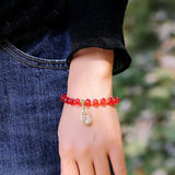 Small Fresh Crystal Drop Pendant Bracelet Women