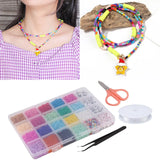Glass Seed Beads with Letter Beads Kit for Jewelry Making