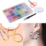 Glass Seed Beads with Letter Beads Kit for Jewelry Making