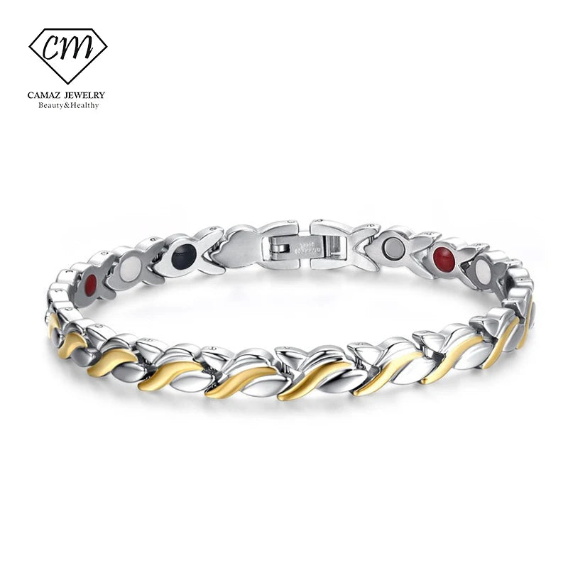 Goldfish Titanium Steel Magnetic Bracelet Health Bracelet