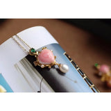 Small Heart Necklace Clavicle Chain Female Niche Queen Pendant Ring